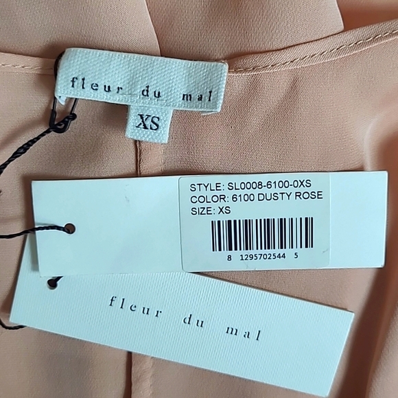 Fleur du mal Sheer Pink Dress - Picture 8 of 9